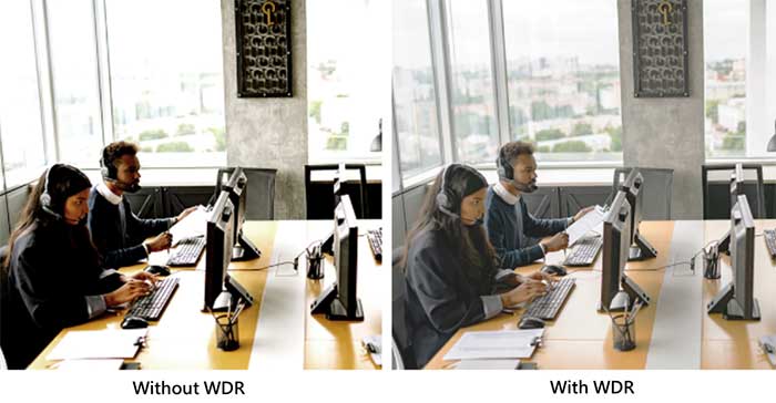 تکنولوژی WDR در دوربین مداربسته